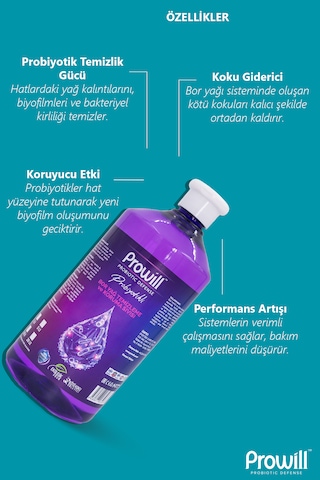 Probiyotikli Bor Yağı Temizleme Ve Koruma Sıvısı 1 Lt
