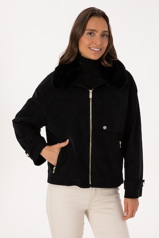 U.s. Polo Assn. Kadın Siyah Deri Mont-kaban 50317320-001 001sıyah