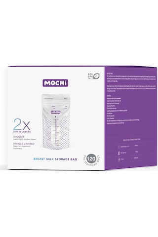 Mochi Anne Sütü Saklama Poşeti 120 Adet