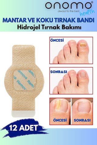 Health Tırnak Mantari Bandı Hidrojel Tırnak Bakımı 12 Adet