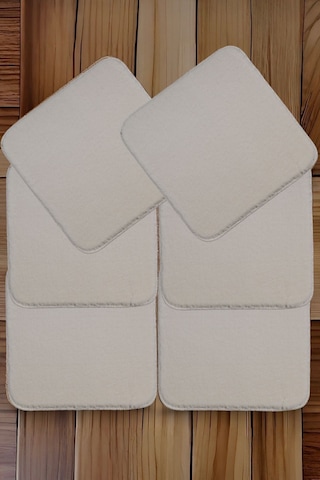 My Evilla Kaymaz Sandalye Minderi 6'lı 40x40 Krem