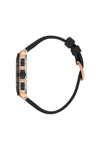 Santa Barbara Polo Racquet Club Sb.1.10578-5 Silikon Kordonlu Tüm Fonksiyonları Aktif Suya Dayanıklı Siyah Erkek Kol Saati Rose Gold