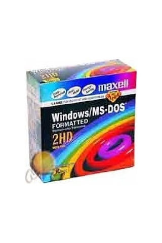 MAXELL MF2-HD FLOPPY DİSKET 1,44MB 1 PAKET 10 ADET
