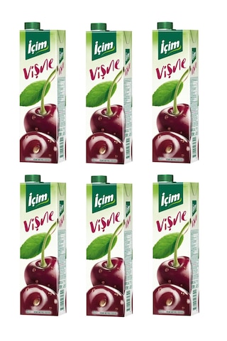 İçim Meyve Suyu Vişne 1 Lt X 6 Adet