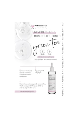 Skin401 %5 Glikolik Asit Aydınlatıcı Etkili & Leke Karşıtı Tonik Tonik 200ml