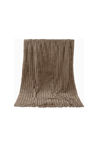 Eskadron Platinum 25 Cozy Battaniye Lüks Faux Kürk Ve Zarafet Polyester Battaniye Kahverengi 150 X 200 Cm