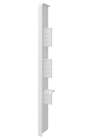 Espumo Kompozit Süpürgelik 12 Cm Bitiş Kapağı Aksesuarı 1 Paket - 2 Adet - Beyaz - Esp501