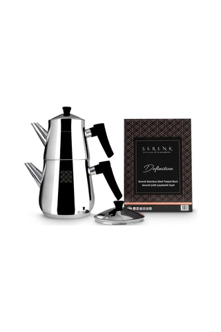Serenk Definition Çelik Çaydanlık Siyah