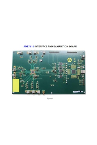 Eval-Ade7816Ebz / Six Channel Energy Measurement Ic To Be Evaluat