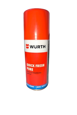 Würth Quick Fresh Pure Araç İçi Temizlemeye Spreyi 100ml 1 Adet