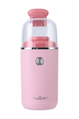 Springsun Mobil Şarjlı Masaüstü Süpürge - Yüksek Ve Orta Emme Gücü, Gürültü Azaltma, Dahili Pil, Çeşitli Uçlar Pembe