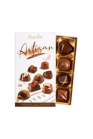 Beyoğlu Artizan Pralin Çikolata 80 Gr X 3 Adet