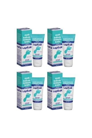 Lapitak Ayak Kokusu Önleyici Krem 4 x 60 ML