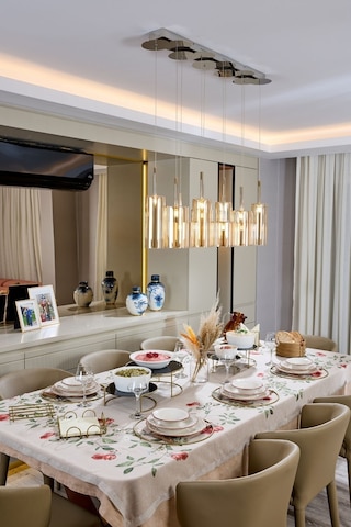 Edora Home 8'li Metal Yuvarlak Supla, Gümüş Amerikan Servis, Halka Runner - Paslanmaz Gümüş