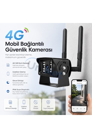 4g Sım Kartlı Araç Güvenlik Ve Takip Kamerası Canlı Izleme, Gece Görüşlü, Kayıt Kamerası