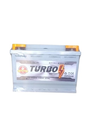 Turbo 74 Ah. 72 Amper Uyumlu 600a En 3 Yıl Petlas Garantili Üretim Tarihi: 2026