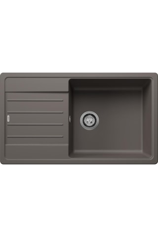 Blanco Legra Xl 6 S Granit Evye, Volkan Gri Renk, Tezgah Üstü, Çift Yönlü Damlalık, 86x50 Cm Gri