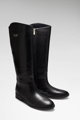 Guess Naure Hakiki Deri Siyah Kadın Çizme Flfnaulea11-black