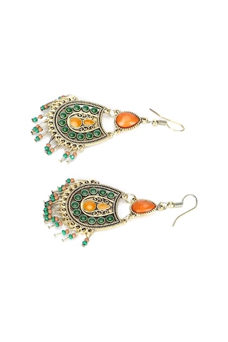 Tenfowee Bohemian Tarzı Uzun Tassel Küpeler - Retro Konforlu Çelik Alloy - Deniz Tatili Ve Özel Etkinlikler İçin Zengin Stili Sağlar Diğer