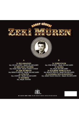 Zeki Müren - Sanat Güneşi Plak
