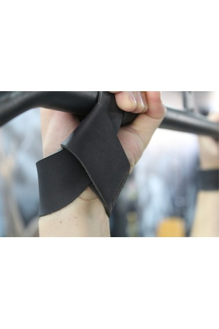 Kişileştirilebilir Hakiki Deri Lifting Strap Fitnes Ağırlık Kayışı