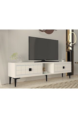 Tsa1501b - Yuka Tv Stand Beyaz 150cm Beyaz