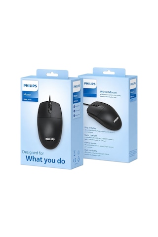 Philips Spk7247b/38 2000 Serisi 1200 Dpı Usb Optik Kablolu Mouse Diğer