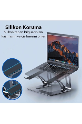 ALLY MC LS653 Premium Ergonomik Alüminyum Laptop-Bilgisayar Stan