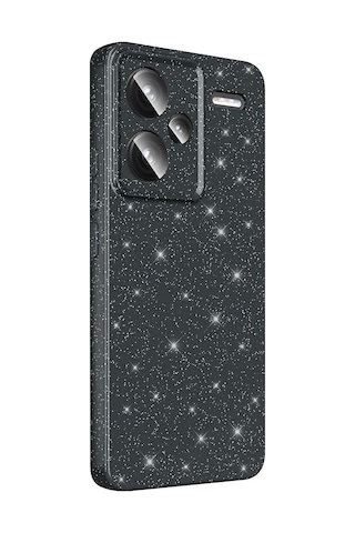 Effox Redmi Note 13 Pro Plus 5g Kılıf Kamera Korumalı Simli Lüks Koton Kapak - Açı AÇIK PEMBE