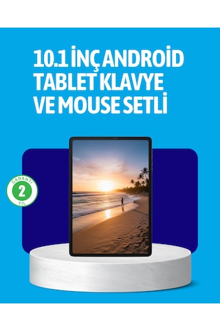 Android 15 Tablet Klavyeli Mouse Lu Profesyonel Set