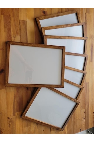 Ahşap Resim Çercevesi, Masif Çerçeve,doğal Ahsap Rengi İle Fotograf, Resim Kolajları, Duvar Galerisi Dekoru Cercev 45418303