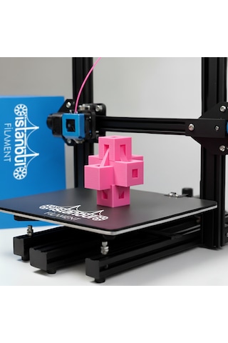 İstanbul Filament 3d Baskı Pla Filament Pembe Renk 1 Kg Ø 1,75mm 0,05 Mm Bambu Lab Uyumlu 1.75mm