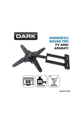 DARK DK-AC-VT30 23-55" Hareketli Duvar TV Askı Apa