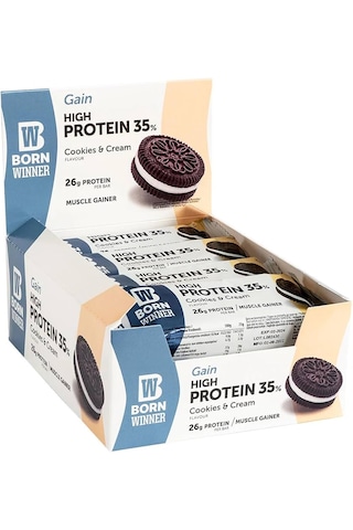 Born Wınner Gain Protein Bar Box / 12 x 75 G