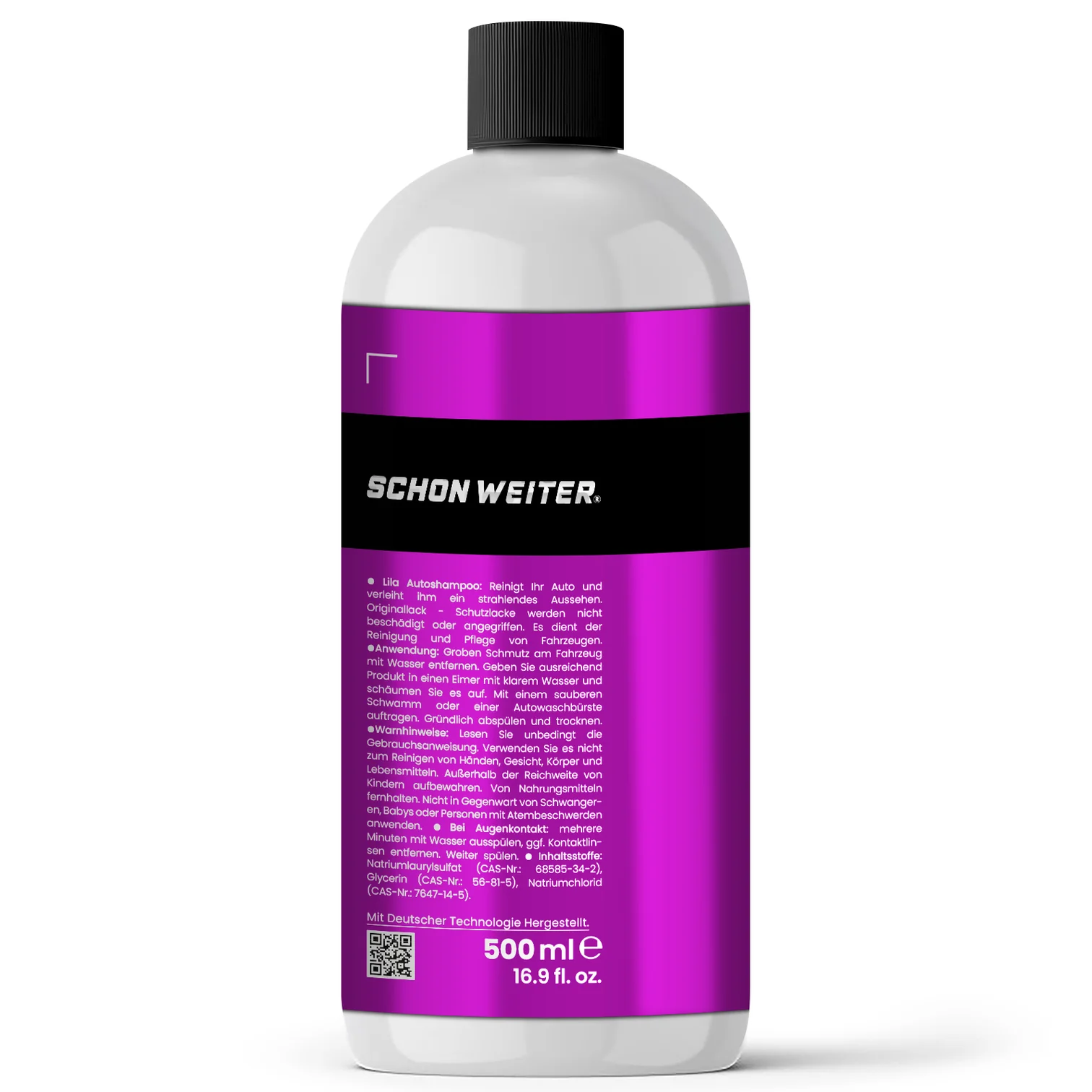 Schön Weiter Cilalı Araç Oto Şampuanı 500 Ml Pcs Ph Nötr