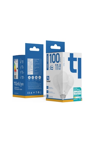 Redeem A80S E27 Led Ampul, Titreşimsiz, Göz Konforu, 1309 Lümen, Sıcak Beyaz, 2700 Kelvin
