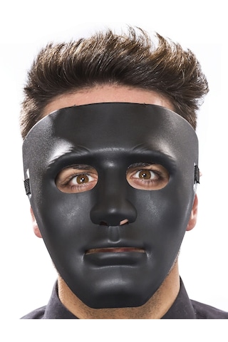 Siyah Renk Hip Hop Anonim Jabbawockeez Dans Maskesi 18x19