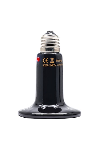 Symbee Sürüngen Evcil Hayvanları İçin Seramik Isıtıcı Lambası - Işık Yok, Hızlı Ve Eşit Isı, 200w, Patlama Direnci Diğer