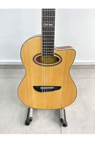 İnce Kasa Elektro Klasik Gitar  Naturel