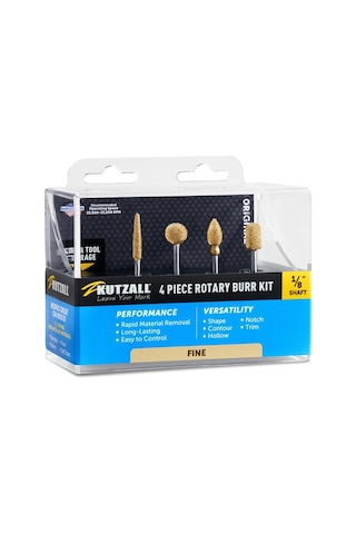 Kutzall 18fkıt01 İnce Diş Ahşap Törpü Seti 4 Parça Sap: 3.1mm