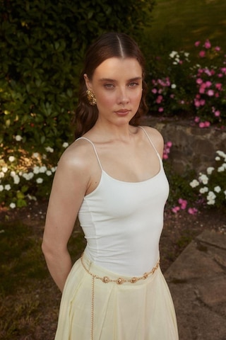 Buly İp Askılı Body Ekru