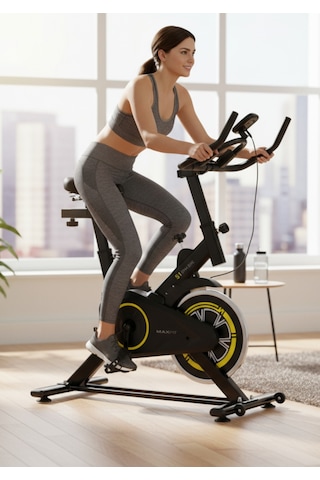 Voit Maxfit S1 Spinbike 6 KG Flywheel Ayarlanabilir Direnç Ayarlı Ayarlanabilir Sele ve Gidon Kondisyon Bisikleti