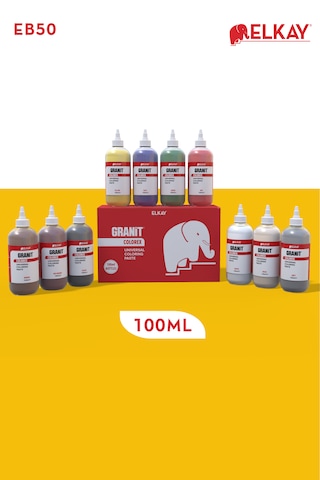Elkay Granit Colorex Set - Eb 50 100 Ml X 10