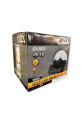 Cata Ct 7072 Işıltı 15w Led Aplik Dış Mekan 3200k Gün Işığı Gün Işığı