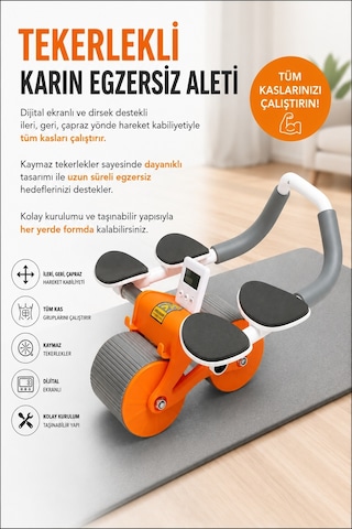 Relax Dirsek Destekli Mekik, Karın Egzersiz Aleti