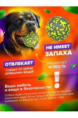 Petfort Köpekler İçin Çiğneme Oyuncağı, Süper Dayanıklı Top 159440584