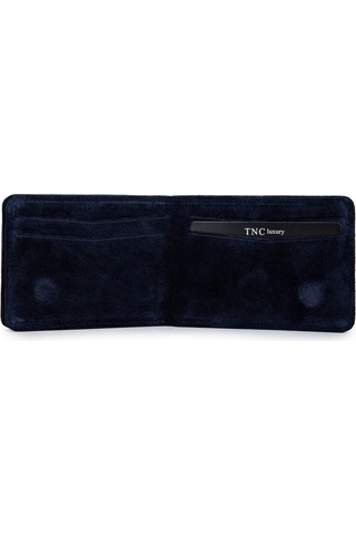 Tamer Tanca Erkek Hakiki Deri Lacivert Nubuk Cüzdan Cuzdan 1148 619 Erk Czdn Sk25-26 Lacı Nbk Lacivet