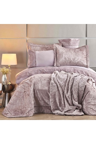 Karaca Home Valeria Best Gül Kurusu 8 Parça Çeyiz Seti Sku: Smg8690010219961 Açik Gri