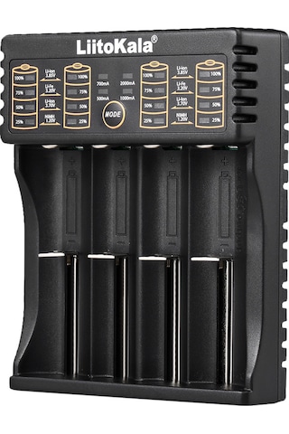 Geeksen Liitokala Lii-402 Akıllı Şarj Cihazı - Çoklu Pil Türleri İçin Hızlı Usb Şarj