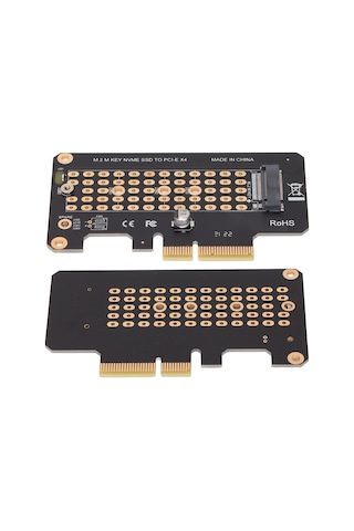 Yaleker Pcı-e3.0 X4 Nvme M.2转接卡 - 32gbps高速传输 - 2280/2260/2242/2230 Ssd支持 - Windows/mac/linux兼容 - 半高挡板散热设计